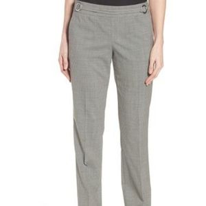 BOSS Tavilla Ring Belt Houndstooth Wool Pant 6